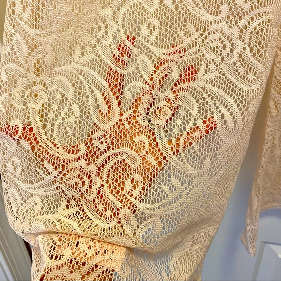 Kenneth Cole Lace Cover-up Pants, size L - Picture 3 of 7